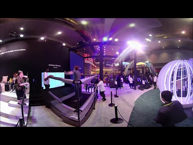 CES 2019 Samsung booth 360 VR