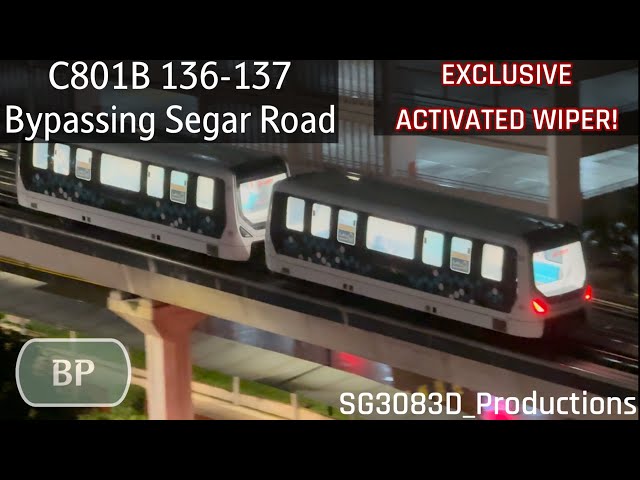 [SMRT][Wiper Activated!] ALS C801B [136-137] - Bypassing Segar Road (» Choa Chu Kang)(BPLRT)