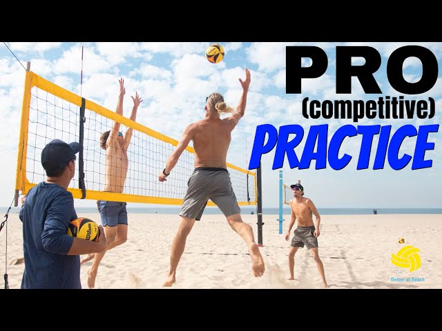 Beach Volleyball Drill | Take a Sneak Peek Into a Pro Practice Competitive Vision Drill