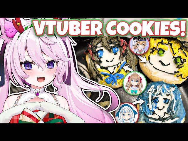 Nyanners Decorates VTuber Cookies