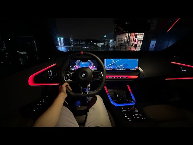 BMW X3 M50 2025 Night Test Drive