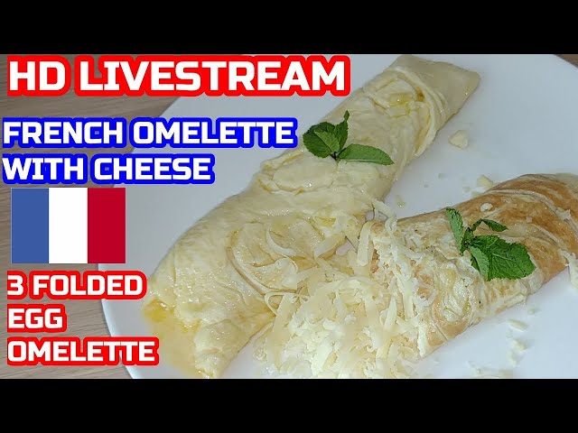 HOW TO MAKE FRENCH OMELETTE |CHEESE OMELETTE|FOLDED EGG OMELETTE|FLUFFY FRENCH OMELETTE|OMELETTE|EGG