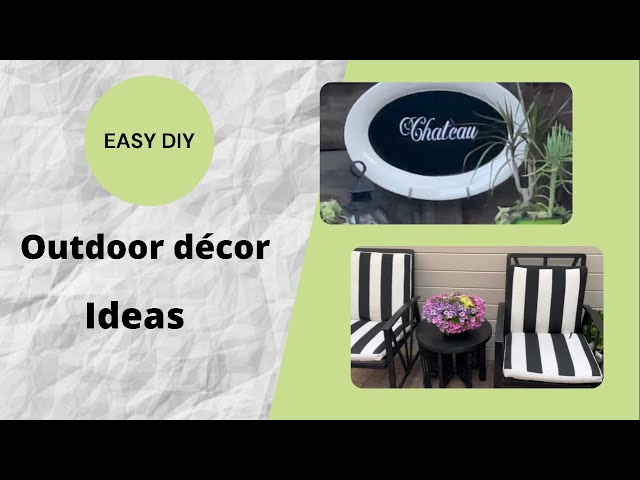 Easy DIY Outdoor Decorating Ideas