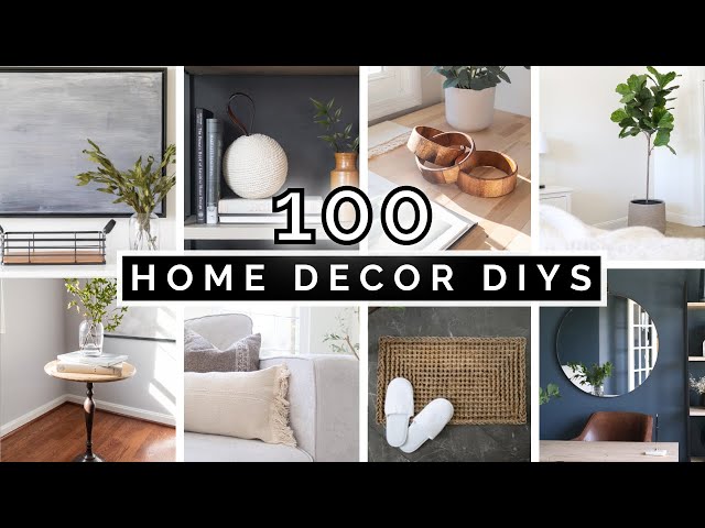 100 DIY HOME DECOR IDEAS & PROJECTS | AFFORDABLE & AESTHETIC