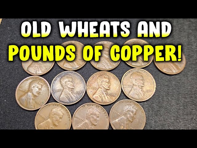 HOARDING COPPER & WHEAT PENNIES! (COIN ROLL HUNTING)