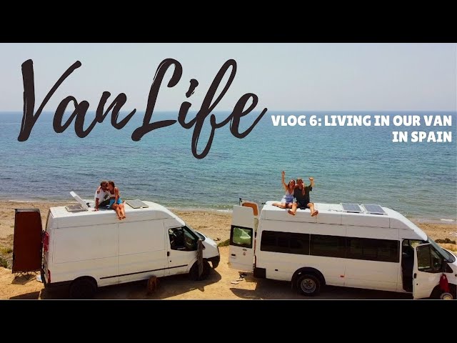 Living in our Van in Spain / Minibus Campervan Conversion / Europe Road Trip Ep6 / Vanlife UK Couple