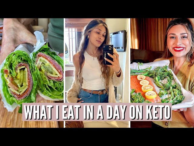 What I Eat In A Day To Lose Weight on Keto Diet! Breakfast, Lunch, & Dinner!