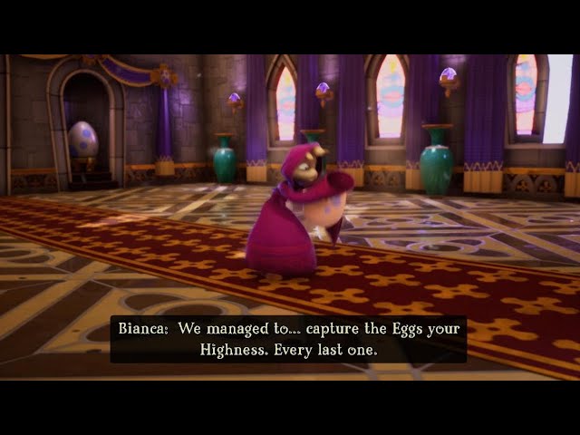 Bianca gives the Dragon Eggs to The Witch woman in Spyro The Dragon year of the Dragon