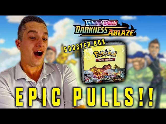 *CHARIZARD VMAX FIRST PACK!?* DARKNESS ABLAZE BOOSTER BOX Pokemon Cards Opening!