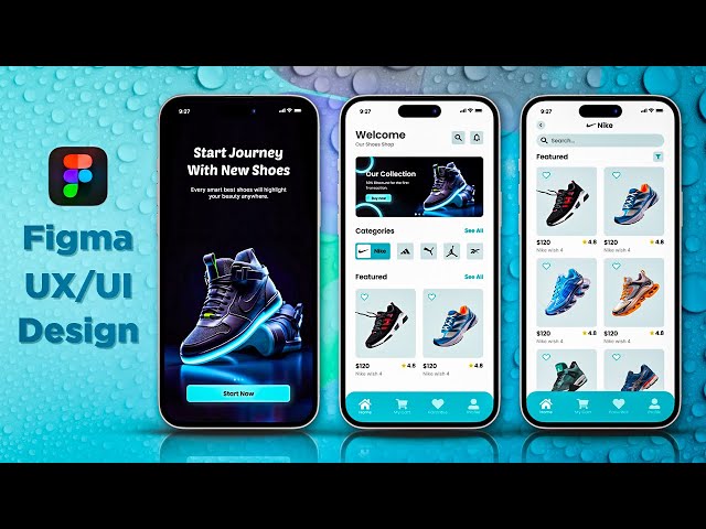 New Shoes App Design In Figma | Easy Tutorial 💕