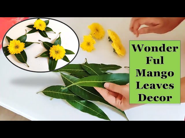 5 min mango leaves decor |#diwali #diwalidecoration #decorations #thoranam DIY Room Decor|DIY Hacks