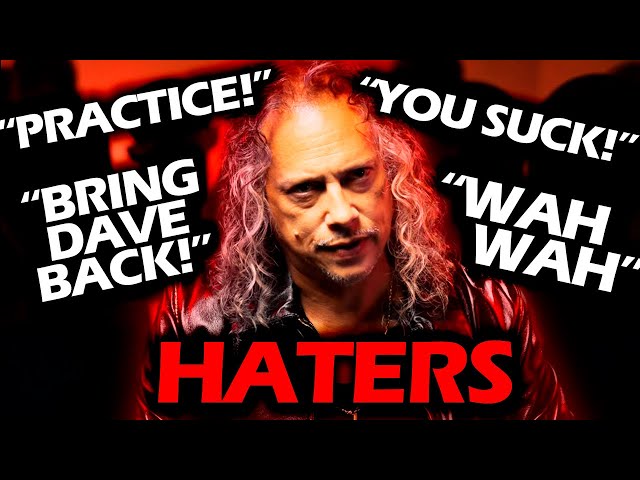 KIRK HAMMETT REACTION TO YOUTUBE HATERS #METALLICA