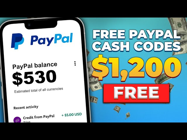 $1,200 FREE PAYPAL CASH CODES 2024! | Make Money Online 2024