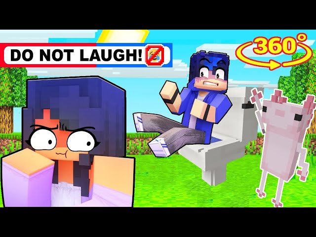 Minecraft but EXTREME DO NOT LAUGH... 360°!