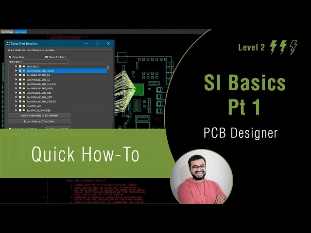 PCB SI Basics: How To Set Up SI Design Wizard for Pre-Layout Simulation