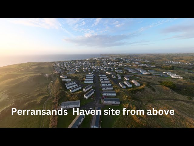 Stunning Aerial Views of PerranSands & a Walkthrough of the New Static Caravans. #PerranSands