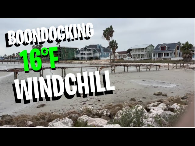 Boondocking: Windchill 16°F