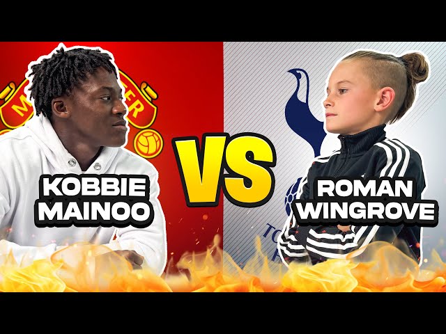 KOBBIE MAINOO VS ROMAN! WHO CAN BUILD THE ULTIMATE FOOTBALL PLAYER? 🤔⚽️