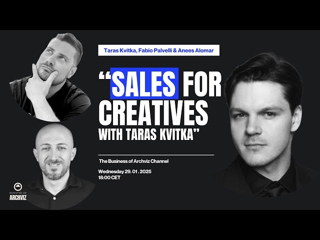 Taras Kvitka Shares Top Sales Strategies for Creatives!