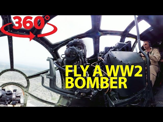 Iconic flight on one of the last surviving WWII B-29 Superfortress bombers in VR