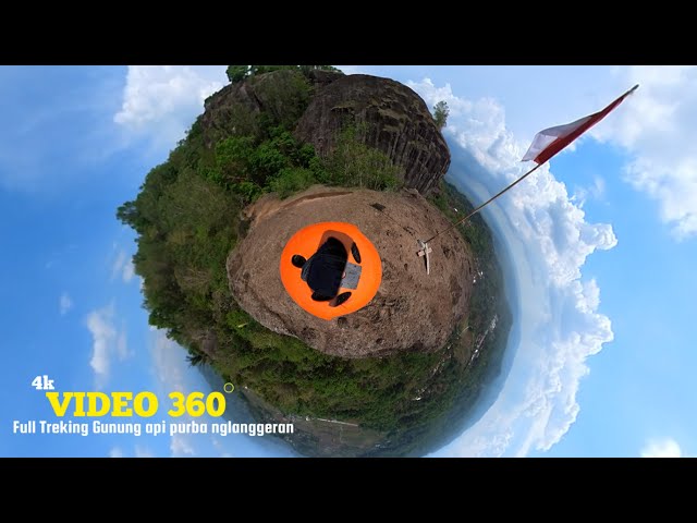 Pendakian Gunung api purba nglanggeran | Pov | virtual tour (VR 360 VIDEO)