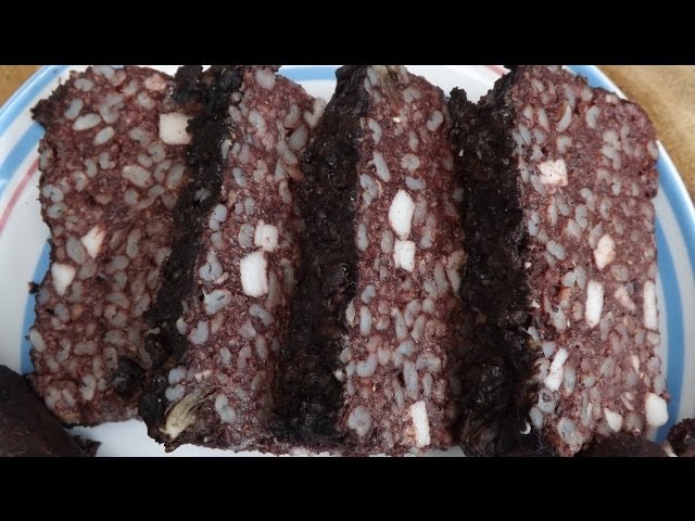 How To Make Black Pudding.Blood Sausage.