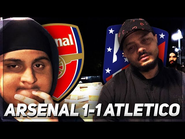 LIFE IS NOT FAIR?!!!  Arsenal 1-1 Atletico Madrid | FT Troopz *EPIC MATCHDAY VLOG*