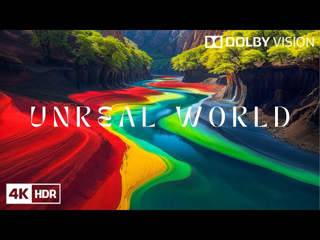 Unreal World 4K HDR 60fps | Breathtaking Places to Escape Reality