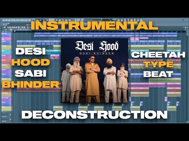 Instrumental - Desi Hood | Karamveer Saini Music | Sabi Bhinder | Cheetah Type Beat |