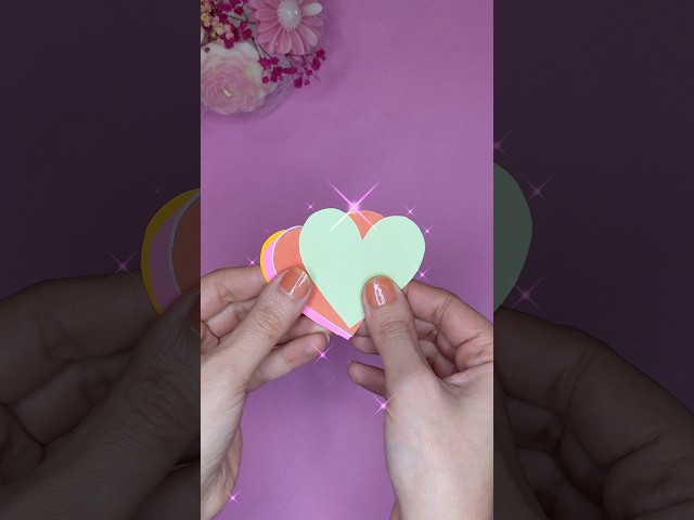 CREATE a Romantic Heart Waterfall Card for VALENTINE'S DAY!