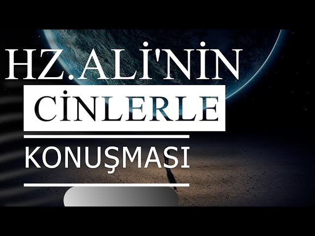 Cinlerin Hz Ali r.a.Üzerine Yürümesi,Hz.Ali'nin Cinlere Yaptığı Konuşma