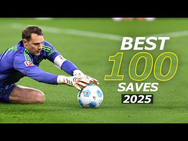 Best 100 Goalkeeper Saves 2025 | HD