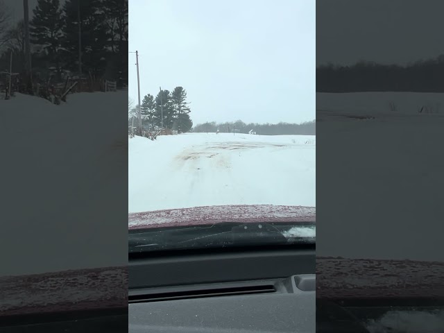 Southwest Michigan life…roads after a good snowfall. 2/13/25