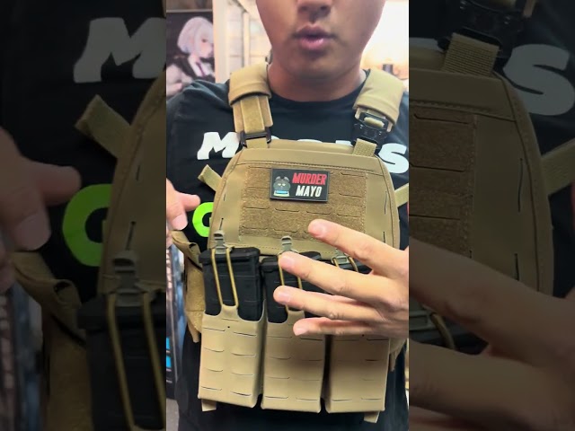 WoSport FC V5 Plate Carrier 1min Review #gear #milsim #short #shorts #airsoft #airsoftgi #review