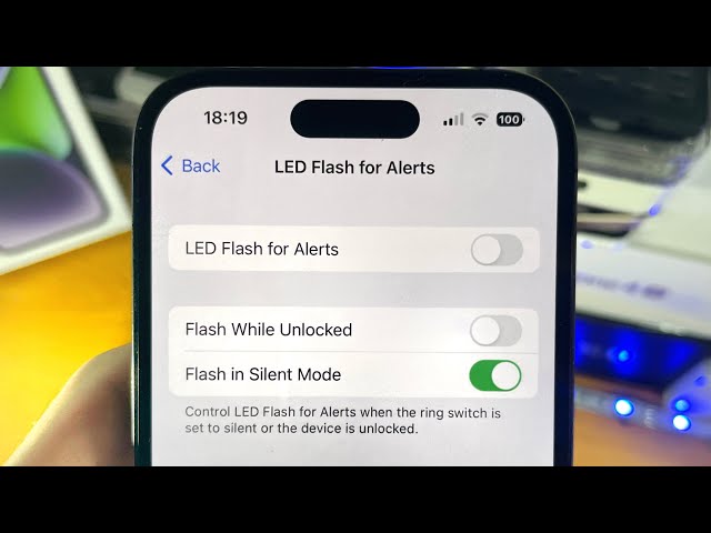 How To Put On LED Flash Notifications on iPhone 14 Pro