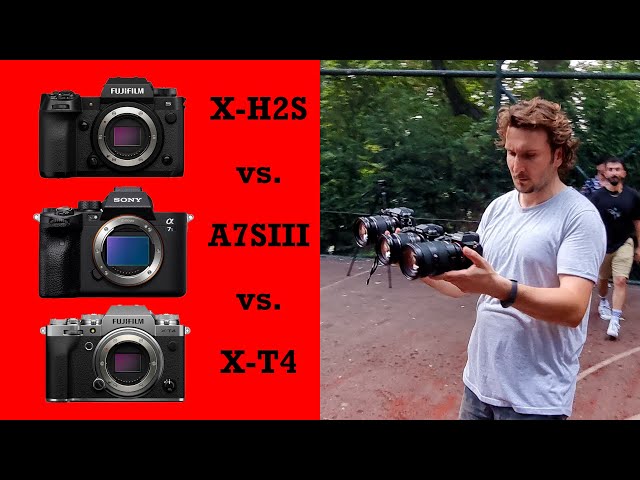 Fujifilm X-H2S vs. Sony A7SIII vs. Fujifilm X-T4