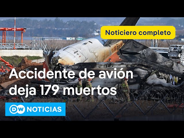 🔴 DW Noticias 29 diciembre: Corea del Sur sufre su peor tragedia aérea [Noticiero completo]