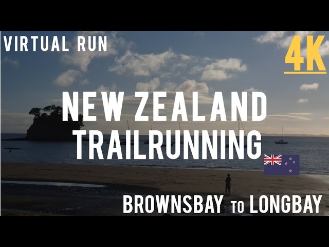 New Zealand Trail Run｜Browns bay to Long bay｜Virtual Run｜4K POV