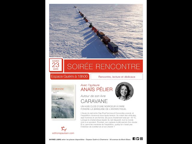 Soirée rencontre autour du livre : Caravane de Anaïs Pélier