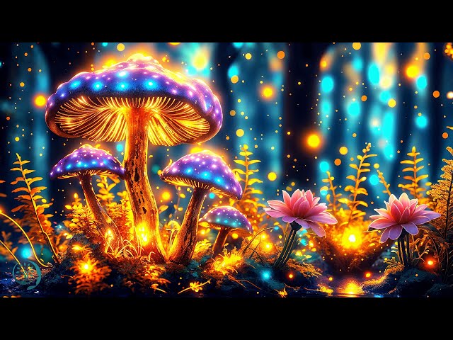 Mushroom Music • Fall Asleep In Less Than 3 Minutes • Healing of Stress, Anxiety and Depression