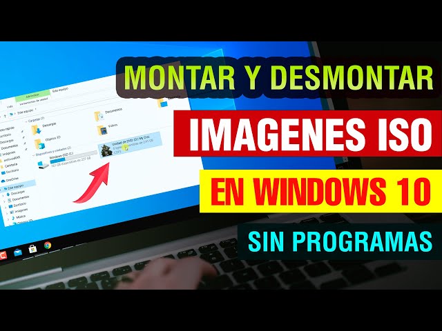 Como montar y desmontar una imagen ISO en Windows 10 SIN PROGRAMAS 2025 sin daemon tools ni ultraiso