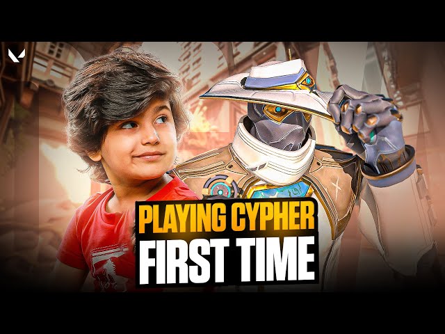 8 Yrs Old Vivone Playing With Cypher Agent For the First Time | Valorant Handcam Gameplay