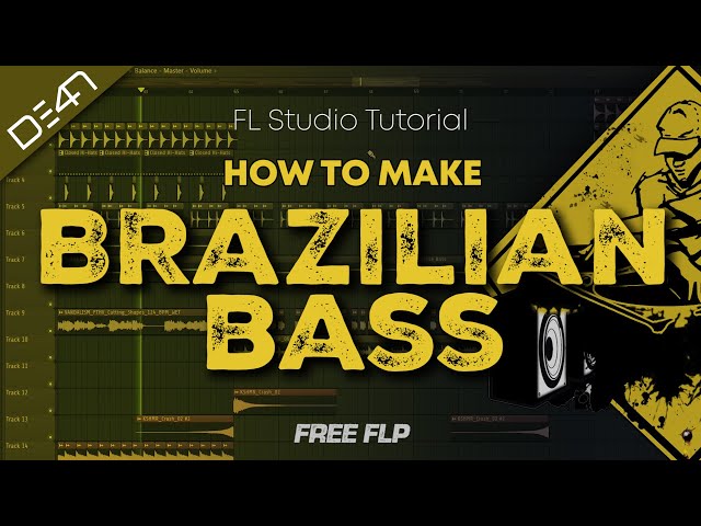 HOW TO MAKE BRAZILIAN BASS - FL Studio Tutorial (+FREE FLP)