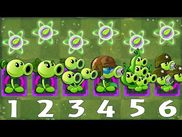 Pvz 2 Challenge - Every PEA & Other Plants Vs Strongest Gargantuar Zombie - Who Will Win?