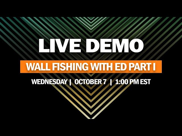 Live Demo: Wall Fishing with Ed Part I