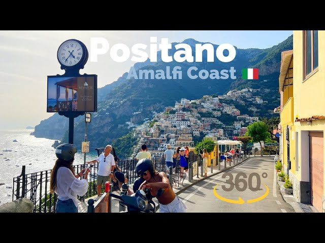 Positano, Italy 🇮🇹 - 360° VR 4K Walking Tour  - September 2022