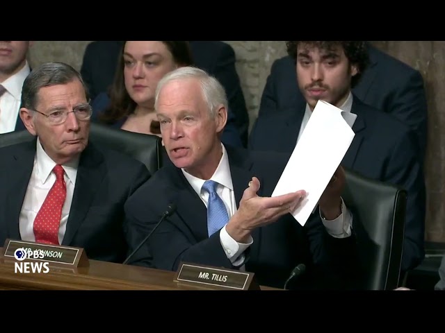 WATCH: Sen. Johnson questions RFK Jr. in confirmation hearing