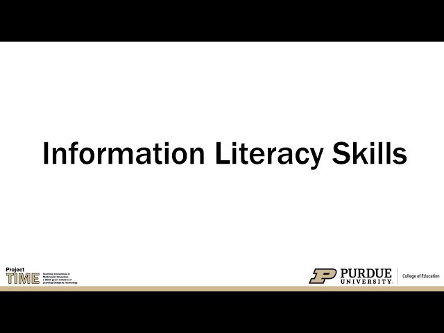 Information Literacy Skills