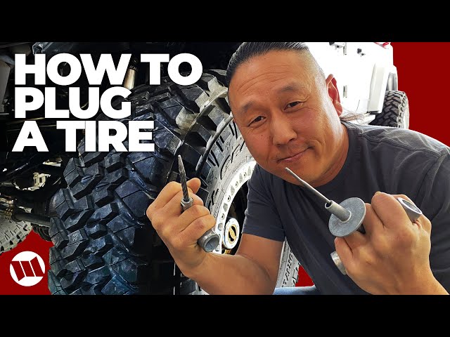 How to Fix a Flat Using a Tire Plug to Repair a Puncture on a Jeep Truck or Car with Ease