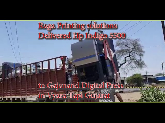 Delivered HP INDIGO 5500 Raga Printing Solutions